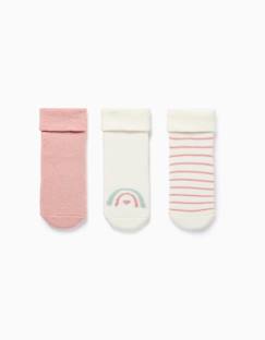 -3 paires de chaussettes avec doublure en éponge
