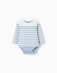 Bébé-Body-Body à manches longues et rayures