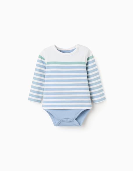 Bébé-Body à manches longues et rayures