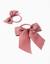 Lot de 2 élastiques avec nœuds en coton Bleu+Rose 4 - vertbaudet enfant 