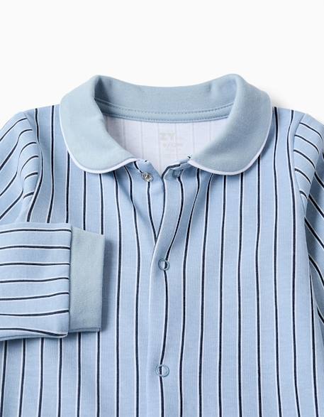 Dors bien en coton rayé Bleu clair 3 - vertbaudet enfant 