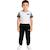 Pack 2 t-shirts et 1 pantalon jogging garçon à imprimé Blanc 6 - vertbaudet enfant 