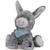 Peluche régliss assise avec foulard brodé – dès la naissance Gris, blanc, bleu 3 - vertbaudet enfant 