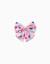 Barrette à cheveux avec nœud et motif stitch Rose clair 1 - vertbaudet enfant 