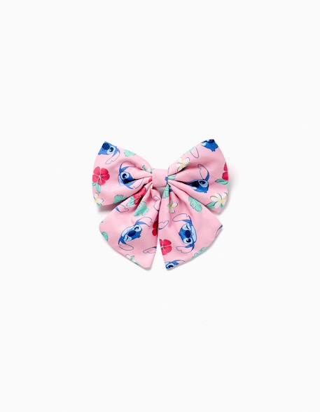 Bébé-Accessoires-Accessoires cheveux-Barrette à cheveux avec nœud et motif stitch