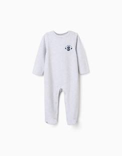 Bébé-Pyjama, surpyjama-Grenouillère en velours avec imprimé super