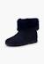 Bottes fille col fourrure semelle fine Bleu marine+Bordeaux+Camel 2 - vertbaudet enfant 