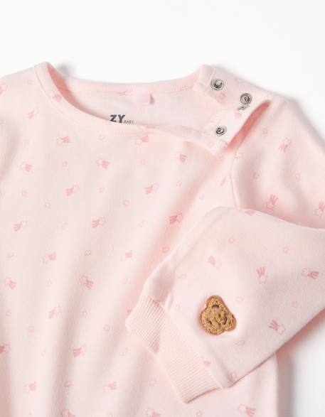 Combinaison à motif d'étoiles Rose clair 3 - vertbaudet enfant 