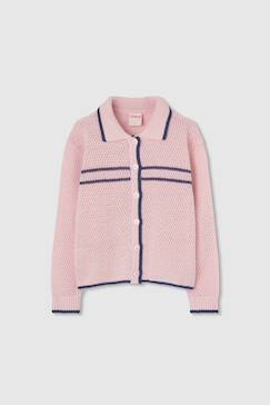 -Gilet en maille pour fille