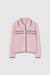 Gilet en maille pour fille Rose 1 - vertbaudet enfant 