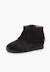 Bottes fille franges broguing fermeture éclair Camel+Gris+Taupe 8 - vertbaudet enfant 