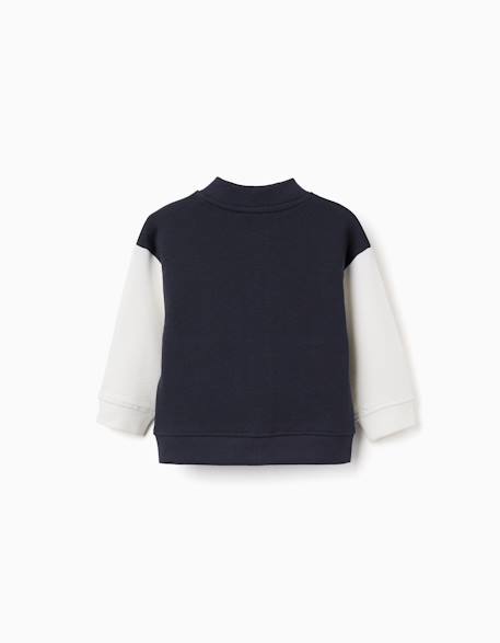 Blouson aviateur avec imprimé lion Bleu foncé 2 - vertbaudet enfant 