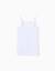 Lot de 3 tops à bretelles en coton Blanc 2 - vertbaudet enfant 
