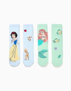 2 chaussettes antidérapantes à imprimé princesses  - vertbaudet enfant