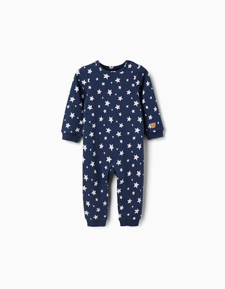 Combinaison à motif d'étoiles Bleu foncé 1 - vertbaudet enfant 