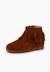 Bottes fille franges broguing fermeture éclair Camel+Gris+Taupe 2 - vertbaudet enfant 