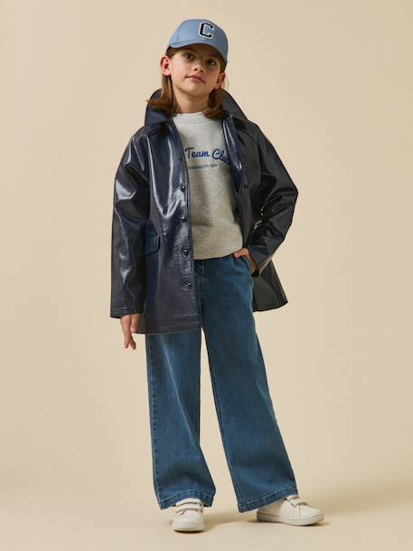 Imperméable en vinyle  avec capuche Marine 5 - vertbaudet enfant 