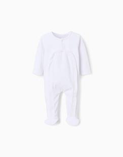 Bébé-Pyjama, surpyjama-Grenouillère en velours avec ouverture frontale