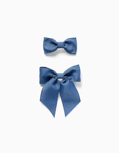 Lot de 2 pinces avec nœuds en coton  - vertbaudet enfant