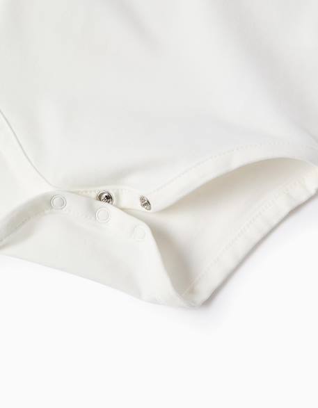 Body à manches longues avec imprimé montgolfière Blanc 4 - vertbaudet enfant 