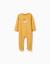 Grenouillère en coton à imprimé Jaune 1 - vertbaudet enfant 