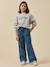 Sweat brodé  - collection junior Gris chine 5 - vertbaudet enfant 