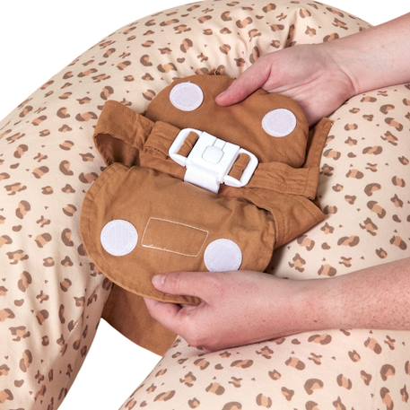 Coussin de maternité évolutif avec fonction transat bébé Marron, beige 3 - vertbaudet enfant 