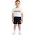 Ensemble 3 pièces t-shirt manches courtes short et sac à imprimé Marine 1 - vertbaudet enfant 