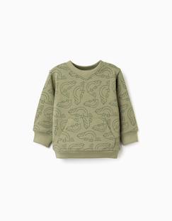 -Sweat en coton avec motif caméléon