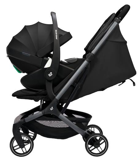 Poussette ultra compacte oxford cabin Black onyx+Oak truffle 6 - vertbaudet enfant 