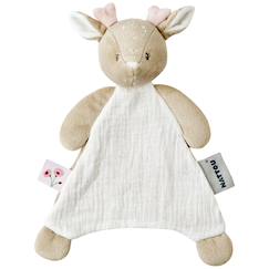 Jouet-Mini doudou Fanfan Biche tout doux – 25 cm, dès la naissance
