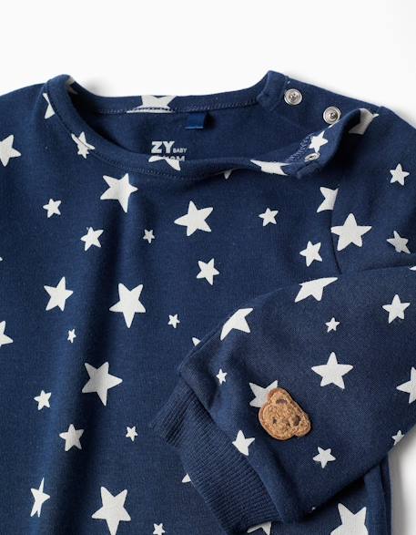 Combinaison à motif d'étoiles Bleu foncé 3 - vertbaudet enfant 