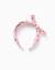 Serre-tête avec motif minnie et nœud Rose clair 1 - vertbaudet enfant 