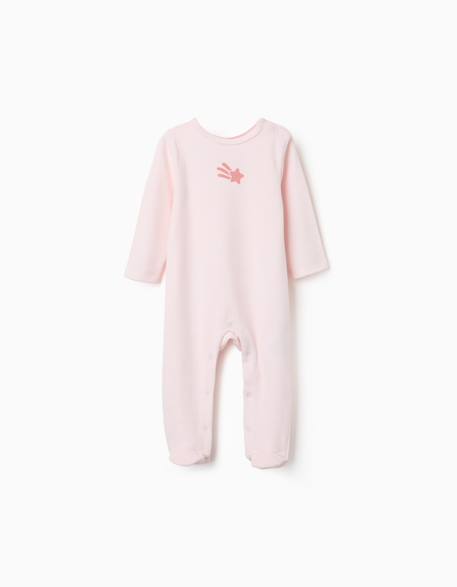 Bébé-Grenouillère en velours à imprimé étoiles