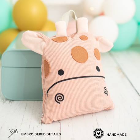 Couverture de voyage coussin girafe enfant Pink 5 - vertbaudet enfant 