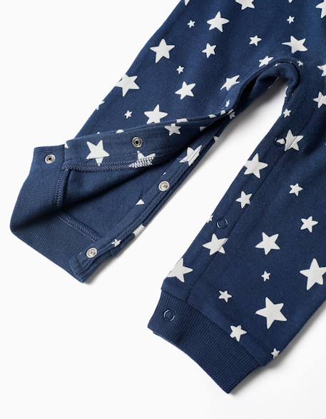 Combinaison à motif d'étoiles Bleu foncé 4 - vertbaudet enfant 
