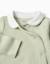 Pyjama long en coton matelassé Vert clair 3 - vertbaudet enfant 