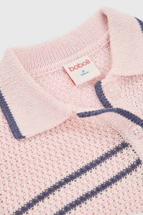 Gilet en maille pour fille Rose 3 - vertbaudet enfant 