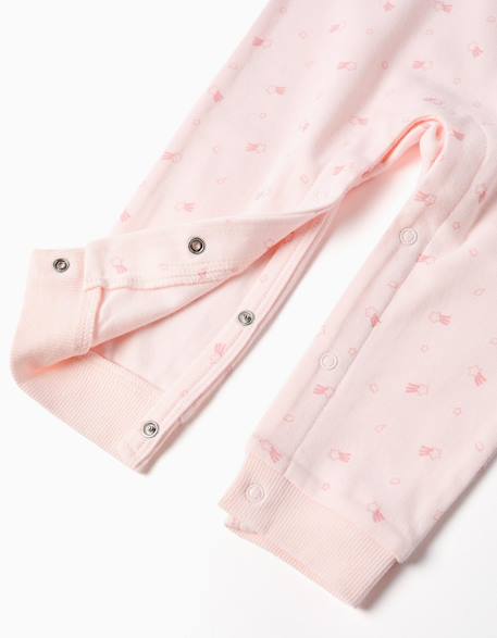 Combinaison à motif d'étoiles Rose clair 4 - vertbaudet enfant 