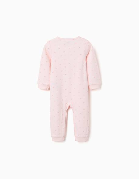 Combinaison à motif d'étoiles Rose clair 2 - vertbaudet enfant 