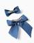 Lot de 2 pinces avec nœuds en coton Bleu+Rose 2 - vertbaudet enfant 