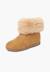 Bottes fille col fourrure semelle fine Bleu marine+Bordeaux+Camel 14 - vertbaudet enfant 