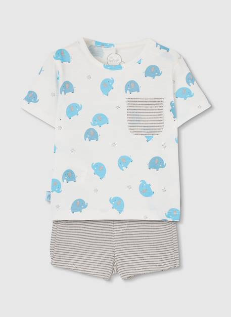 Bébé-Ensemble-Ensemble bébé t-shirt coton imprimé