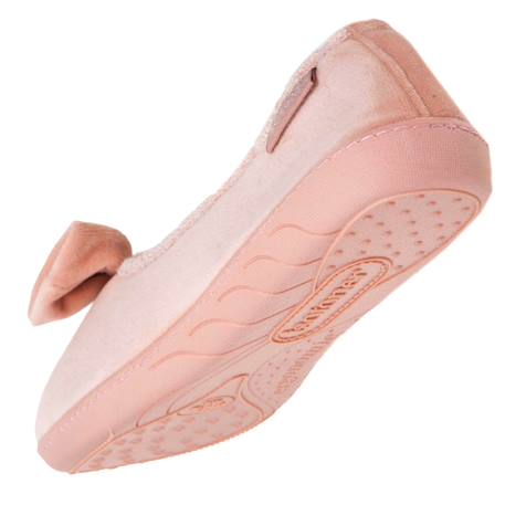 Chaussons ballerines microvelours semelle ergonomique mousse à mémoire forme Blush+Marine+Noir 5 - vertbaudet enfant 