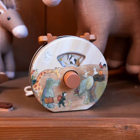 Boite à musique en métal arche de noé Beige 5 - vertbaudet enfant 