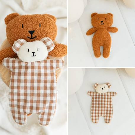 Poupée en tissu ours teddy ultra doux Brown 6 - vertbaudet enfant 