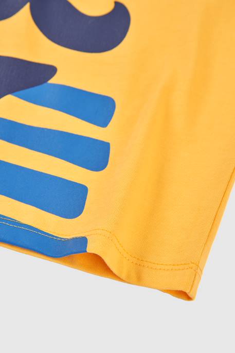 T-shirt enfant coton rayée Jaune 3 - vertbaudet enfant 