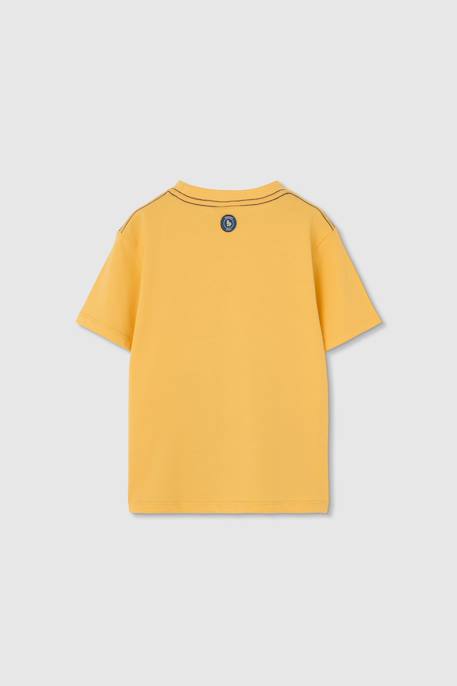 T-shirt enfant coton rayée Jaune 2 - vertbaudet enfant 