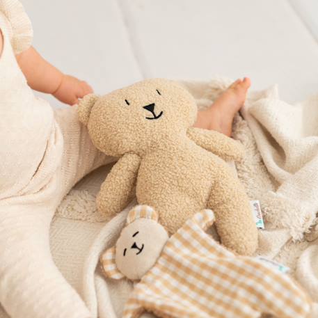 Poupée en tissu ours teddy ultra doux Beige 5 - vertbaudet enfant 