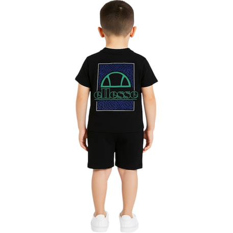 Pack 2 t-shirts et 1 short garçon à imprimé Noir 5 - vertbaudet enfant 